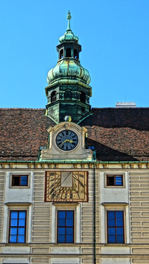 Vienna, Laikrodis, Architektūra, Bokštas