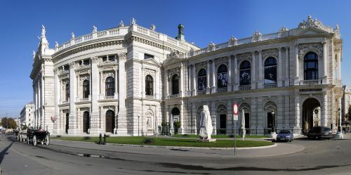 Vienna, Burgtheater, Kelio Žiedas, Panorama, Austria