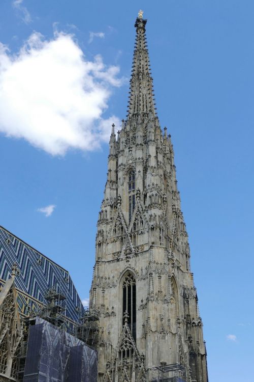 Vienna, Austria, Architektūra, Bažnyčia, St Steano Katedra, Centro, Gotika, Istoriškai, Bokštas