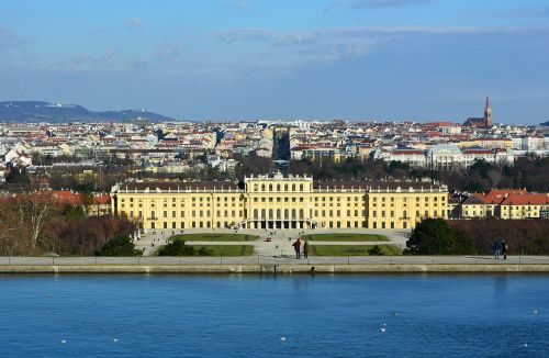 Vienna, Austria, Schönbrunn, Pilis, Parkas, Vanduo, Miestas, Architektūra, Pasaulio Paveldo Vieta, Barokas