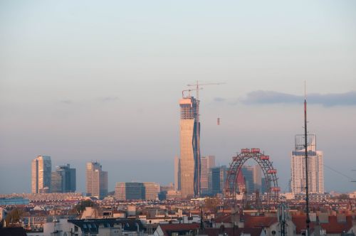 Vienna,  Ferris Ratas,  Panorama,  Architektūra