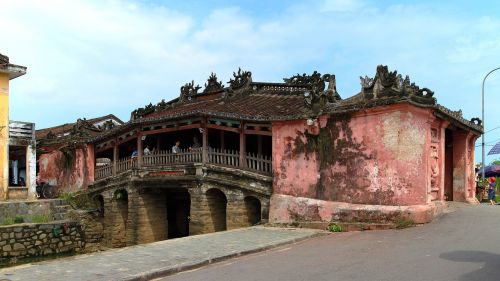 Vietnamas, Hoi An, Uždengtas Tiltas, Danang