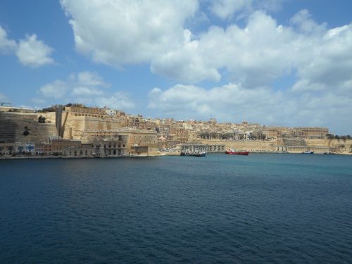 Vaizdas, Uostas, Valeta, Malta, Tvirtovė, Istoriškai