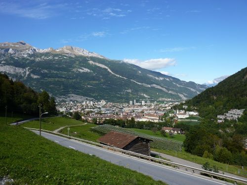 Vaizdas, Graubünden, Chur, Kapitalas, Horizontas