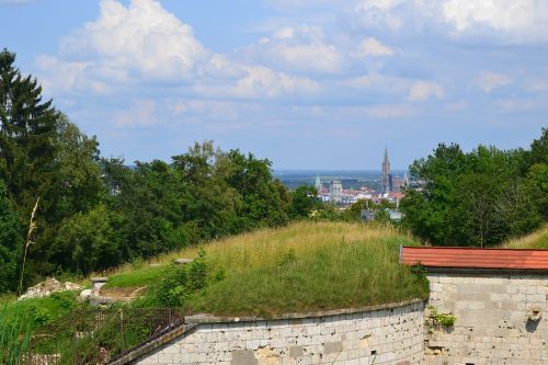 Vaizdas, Münsteris, Ulm, Kraštovaizdis, Miestas, Kalnas, Perspektyva, Panorama, Tvirtovė