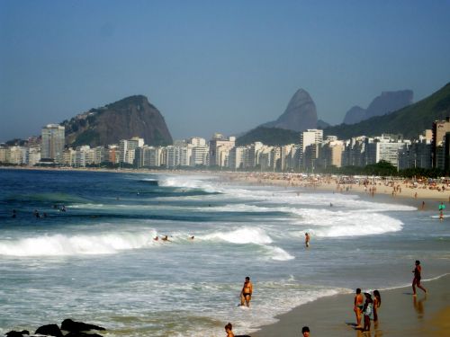 Copacabana,  Vairo,  Ipanema,  Brazilija Upė & Nbsp,  Iš & Nbsp,  Jan,  Vaizdas Iš Leme Paplūdimio