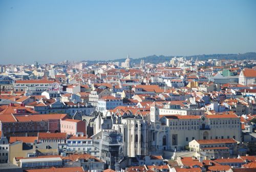 Lisbonas, Miestas, Miesto Kraštovaizdis, Stogas