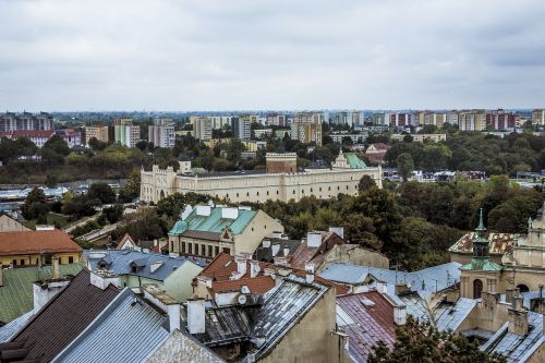 Miesto Vaizdas, Lublin, Turizmas, Lenkija, Architektūra, Paminklas, Panorama