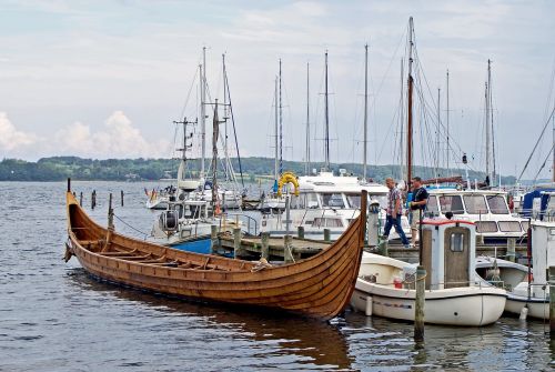 Vikingo Laivas,  Uostas,  Uostas,  Denmark