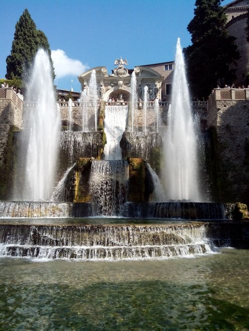 Villa Deste A Tivoli, Lazio, Italy, Fontanas