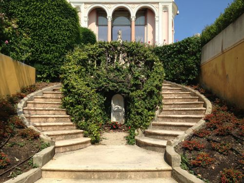 Vila Rothschild, Gražus, Côte Dazur, France, Prancūzų Kalba, Laiptai