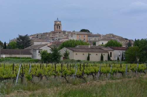 Kaimas, Provence, Vaucluse, Vynuogynas, Bažnyčia, Pastatai, Sablet