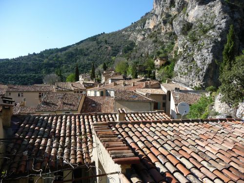 Kaimas, Į Pietus Nuo Prancūzijos, Stogai, Akmenys, France, Provence