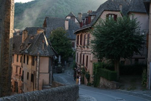 Kaimas, Viduramžių, France, Viduramžių Kaimas, Juostos, Akmenys, Conques