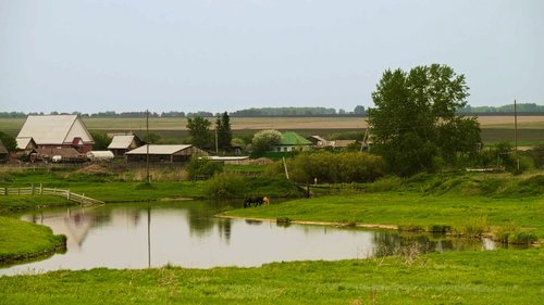 Kaimas,  Kraštovaizdis,  Sibiras