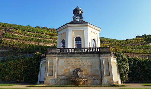 Vynuogynas, Vynuogių Namas, Fontanas, Glockenuhr