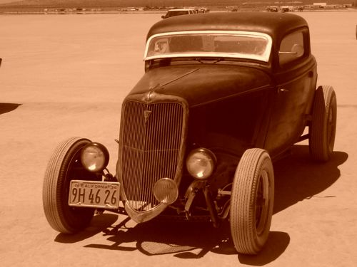 Lenktynininkas,  Automobilis,  Lenktynės,  Automatinis,  Automobilis,  Sepija,  Filtras,  Kraštovaizdis,  Vintage 1934 Ford Racer
