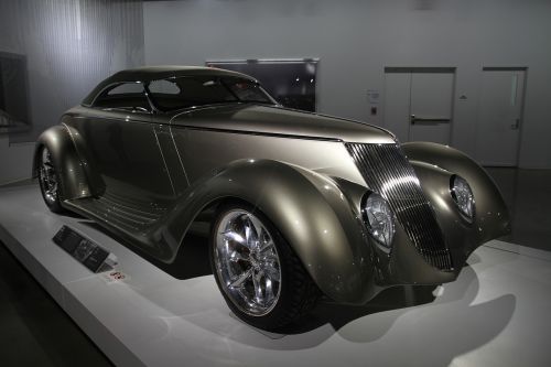 Vintage, Automobilis, Peterseno Automobilių Muziejus, Los Andželas, Kalifornija