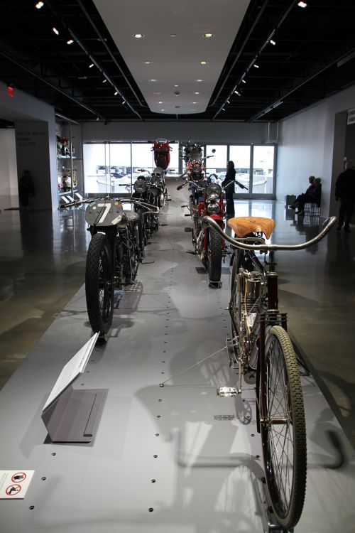 Vintage, Dviračiai, Peterseno Automobilių Muziejus, Los Andželas, Kalifornija