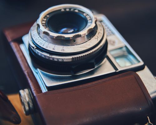 Vintage, Fotoaparatas, Objektyvas