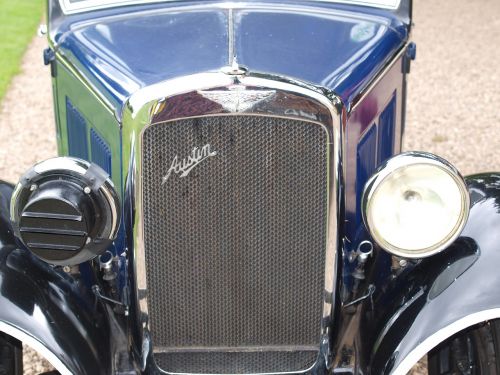 Vintage, Automobilis, Austin, Gaubtas