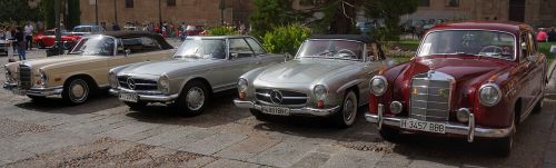 Vintage, Mercedes, Benz, Modeliai, Ispanija