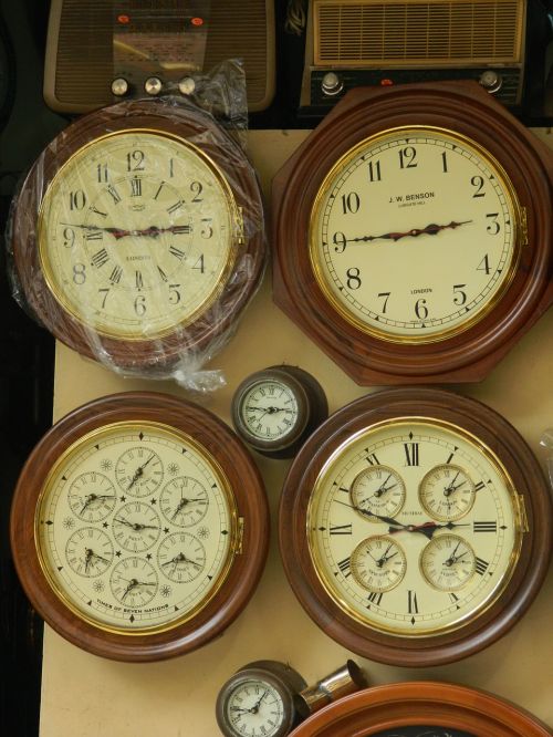 Vintage, Laikrodžiai, Laikas, Klasikinis, Mediena, Senovinis