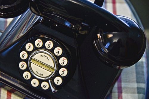 Telefonas,  Vintage,  Skambinti,  Juoda,  Telefonas,  Senovinis,  Iš Arti,  Dialer,  Rotacinis,  Surinkti,  Vintage Stiliaus Telefonas