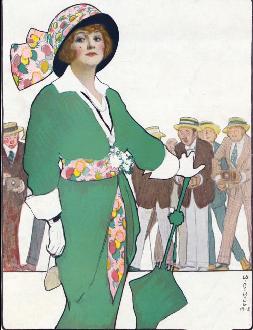 Moteris,  Vintage,  Plakatas,  Menas,  Iliustracija,  Moteris,  Žalias,  Humoras,  Linksma,  & Nbsp,  & Nbsp,  Kalnas,  1913,  Laisvas,  Viešasis & Nbsp,  Domenas,  Vintage Woman Poster Fun