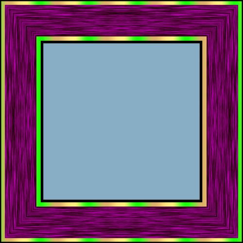 Violetinė,  Žalias,  Paprastas,  Vaizdas,  Rėmas,  Kvadratas,  Violetinis Rėmas 4
