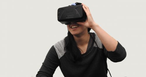 Virtuali Realybė, Oculus, Technologija, Tikrovė, Virtualus, Ausinės, Tech, Pramogos, Futuristinis, Prietaisas, Moteris, Asian