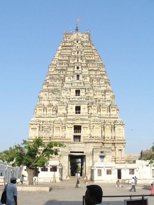 Virupaksha Šventykla, Hampi, Unesco Svetainė, Karnataka, Indija, Kelionė, Religinis, Šventykla