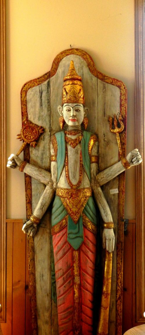 Statula,  Hindu,  Senovė,  Vintage,  Apsilankykite Antikvaras (6)