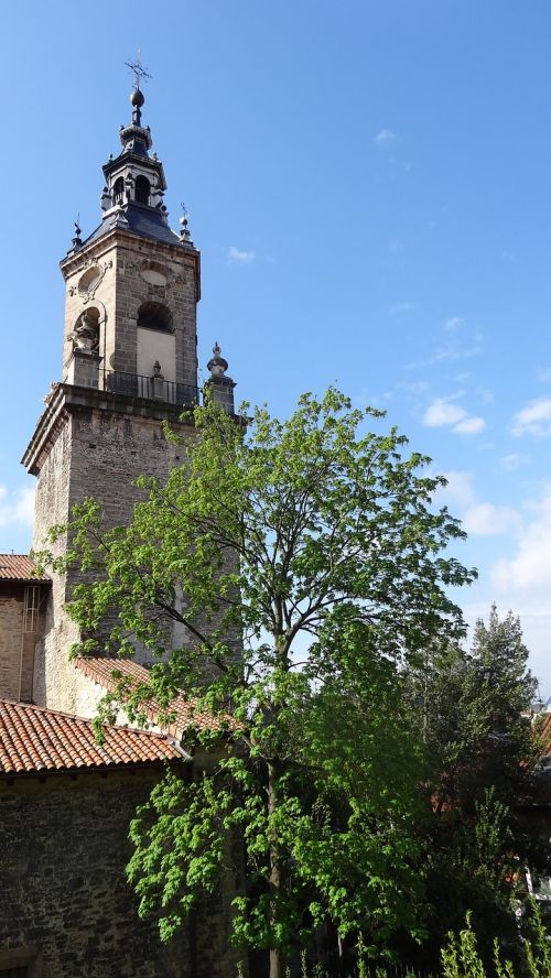 Vitorija, Gasteiz, Bokštas, San Miguel, Turizmas, Viduramžių, Laikrodis, Bažnyčia