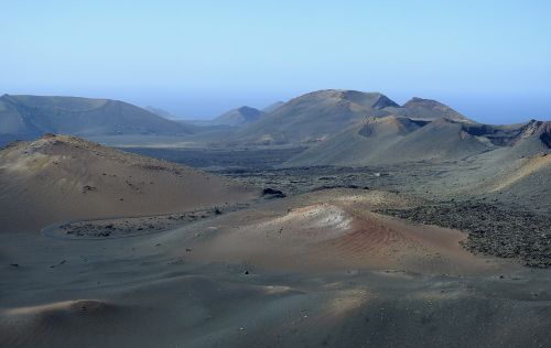 Vulkaninis Kraštovaizdis, Lanzarote, Timanfaya, Lavos Laukas, Kanarų Salos, Vulkaninis, Krateris