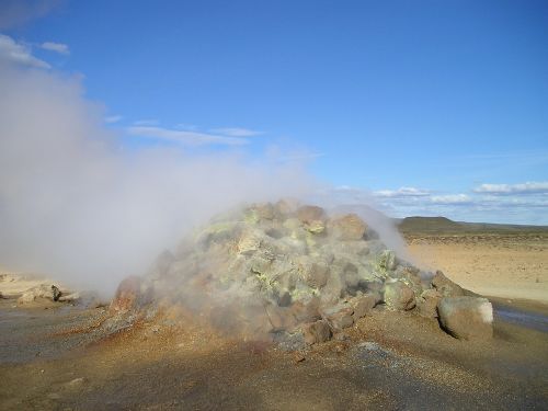 Vulkanas, Vulkanizmas, Karštas, Siera, Garai, Iceland