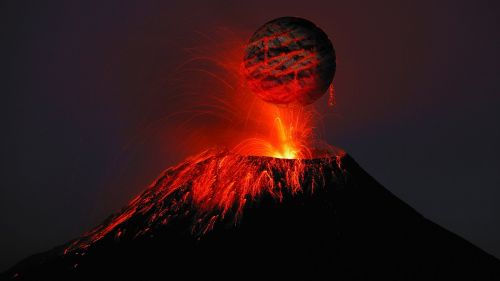 Vulkanas, Lava, Bėrimas, Mokslinė Fantastika, Roche, Vulkanizmas