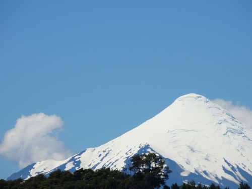 Vulkanas,  Čile,  Osorno,  Kalnai,  Dangus,  Tūkstantmetis,  Gamta,  Aukštas Kalnas