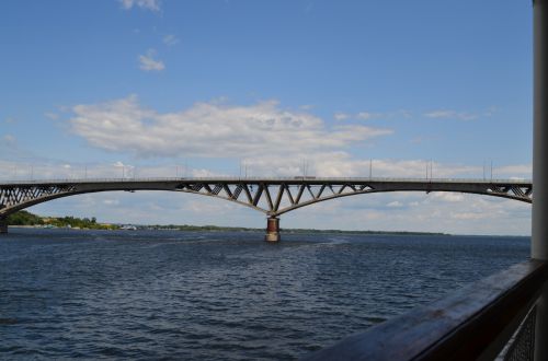 Volga,  Upė,  Tiltas,  Upė Volga