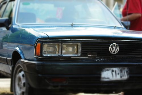 Volkswagen,  Transporto Priemonė,  Vintage,  Iraq,  Mėlynas,  Senas