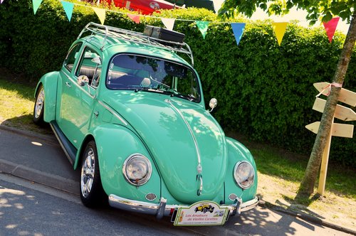 Volkswagen Beetle,  Boružė,  Automobilių,  Retro,  Vintage,  Buvęs,  Transporto Priemonė