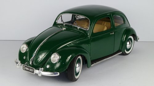 Vw Beetle,   Vw Käfer,   1951,   1X18,   Model Car,   Maisto