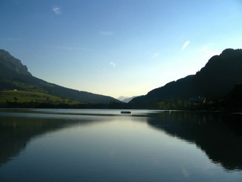 Walchsee, Ežeras, Kraštovaizdis, Gamta, Kalnai