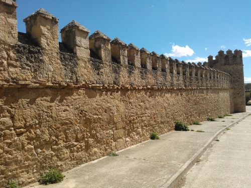 Siena, Pilis, Peñaranda De Duero, Bokštas, Akmeninė Siena