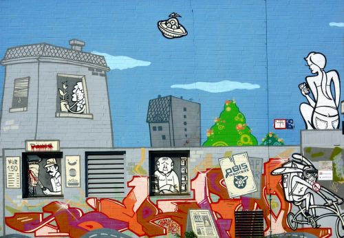 Siena, Grafiti, Gatvės Menas, Berlynas