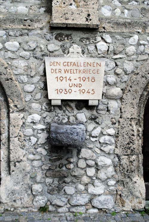 Karo Memorialas, 1 Pasaulinis Karas Ii, 2 Pasaulinis Karas Ii, Kareivių Memorialas, Salė Tirolyje, Austria
