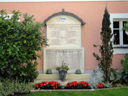 Karo Memorialas, Kottingwoerth, Altmühl Slėnis, Paminklas, Bavarija, 2, Pasaulinis Karas