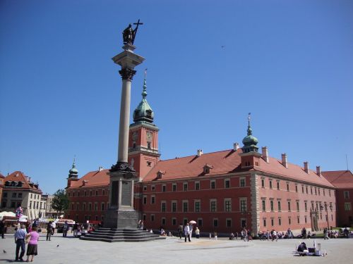 Varšuva, Lenkija, Architektūra, Karališkoji Pilis, Sigismundo Stulpelis, Senamiestis