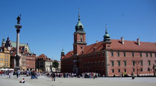Varšuva, Lenkija, Pilis, Architektūra, Paminklas, Karališkoji Pilis