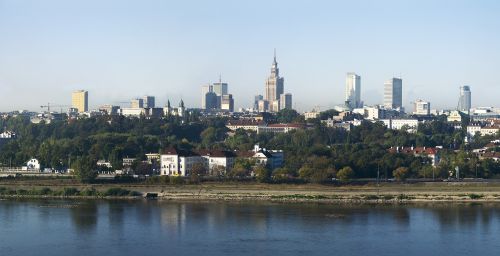 Varšuva, Lenkija, Miestas, Wisla, Kultūros Rūmai, Mokslo Kultūros Rūmai, Panorama, Naudingas